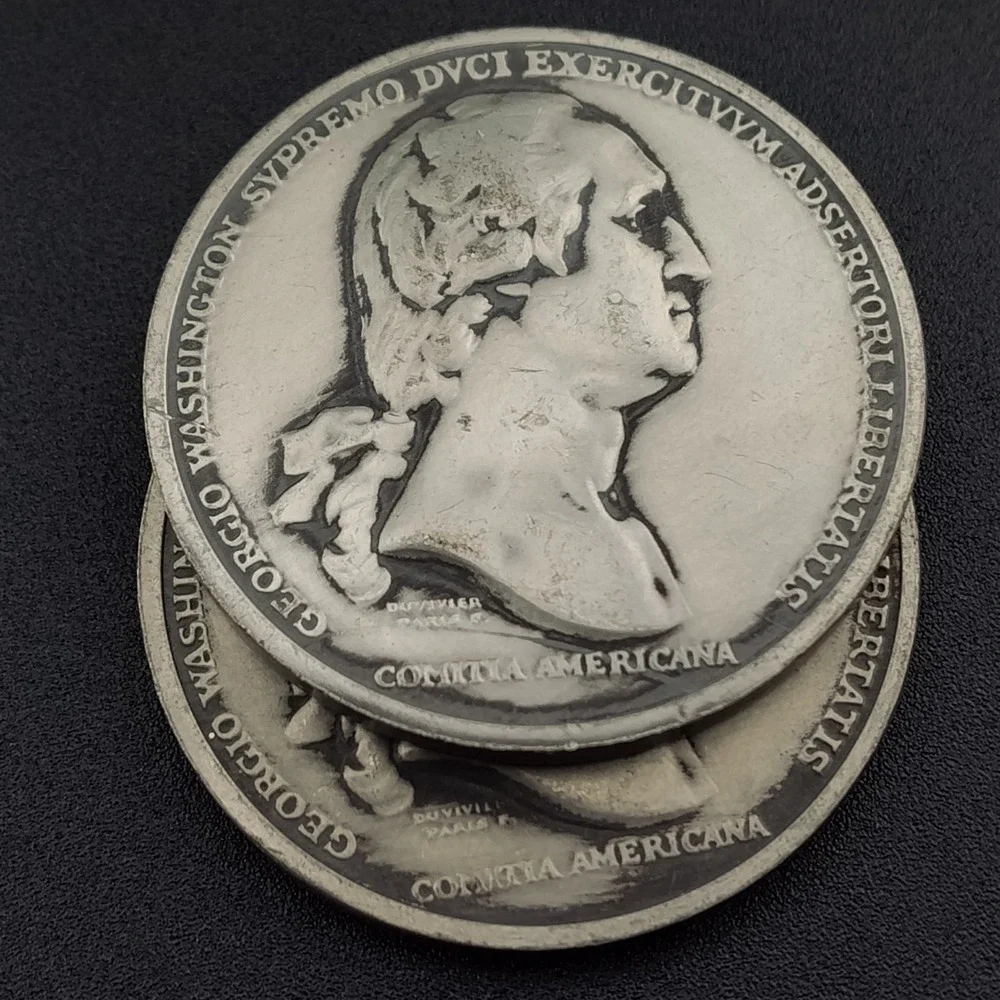 21 America's first medals pewter George Washington Daniel Morgan collector coins